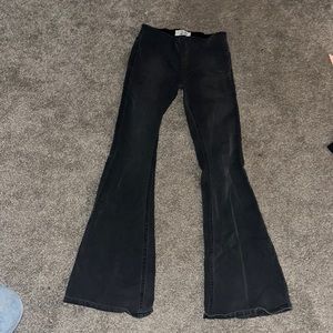 Grey freepeople bell flare jeans